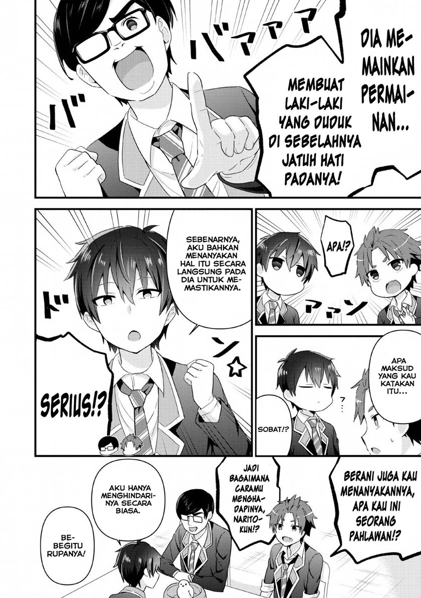 The Cute Girl Sitting Next to Me Is Trying to Make Me Fall in Love With Her as a Way to Ridicule Me, but the Tables Were Turned on Her Before She Knew It Chapter 04 Gambar 13